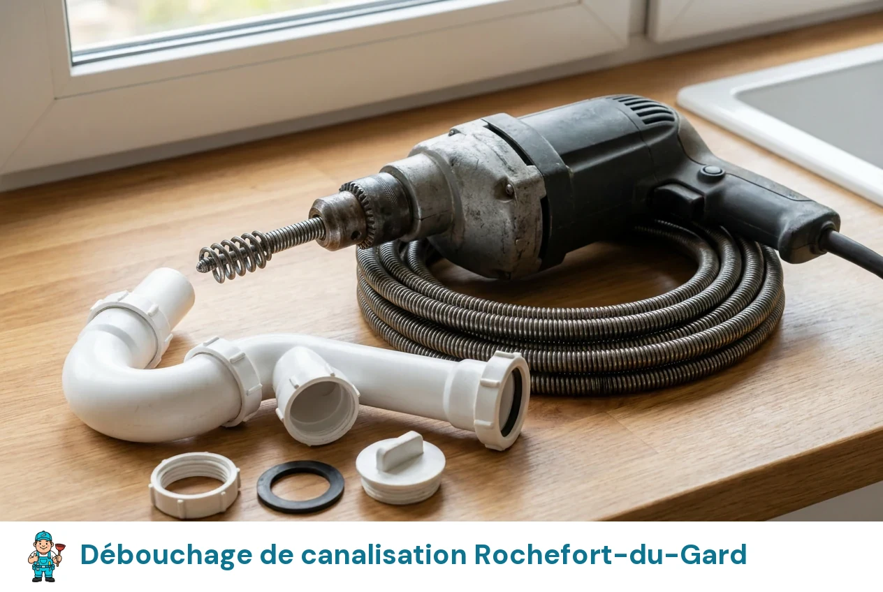 Débouchage de canalisation à Rochefort-du-Gard