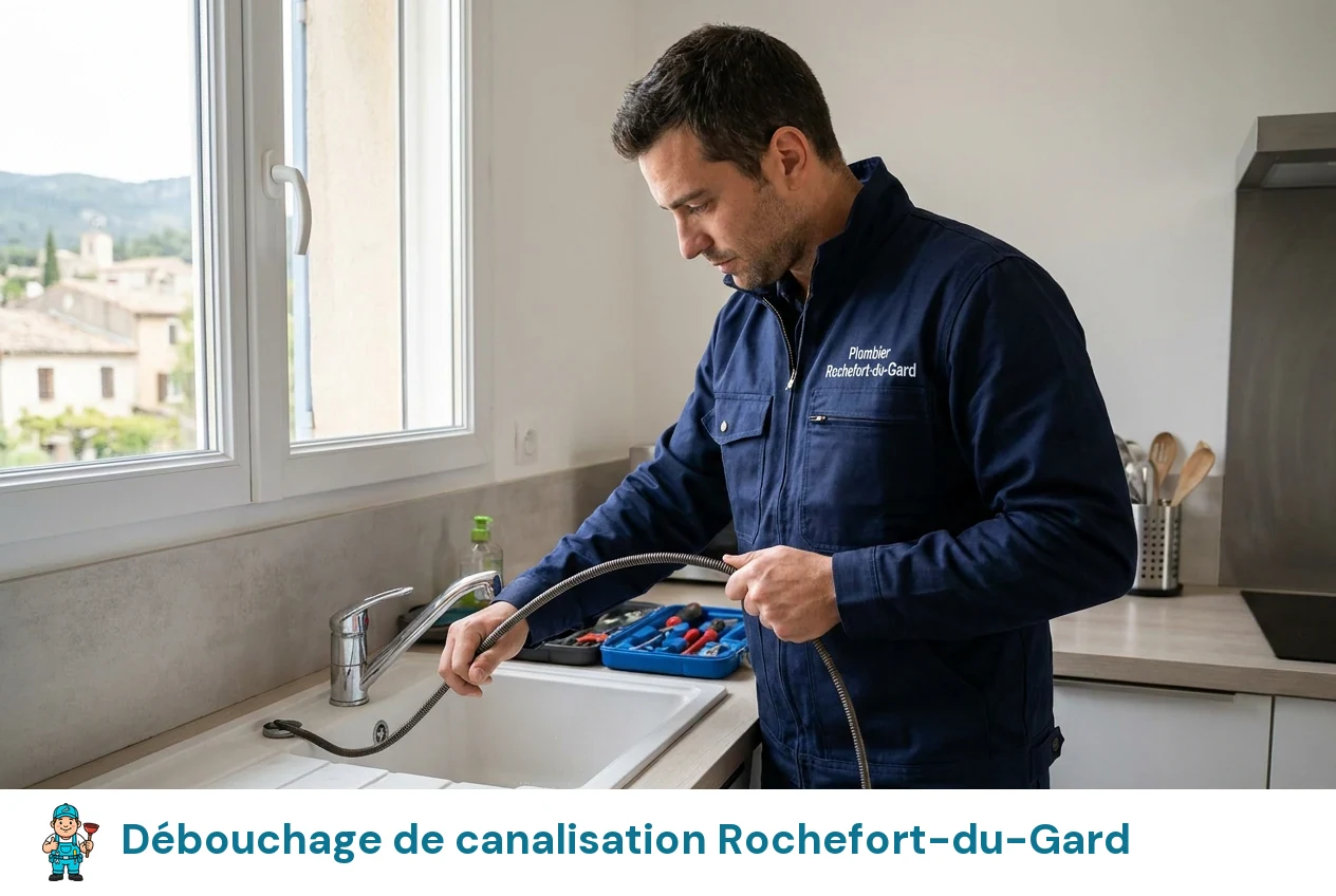 Débouchage de canalisation à Rochefort-du-Gard