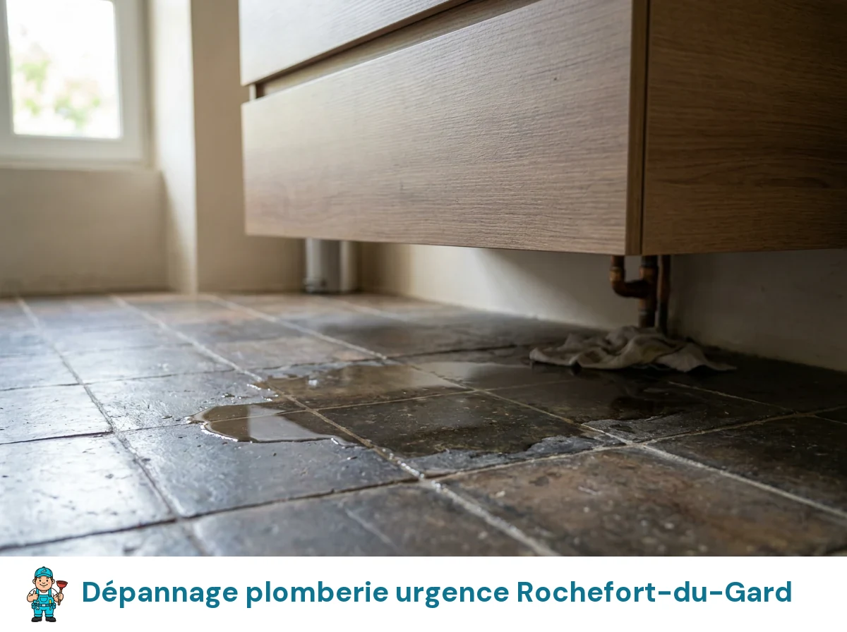 Dépannage plomberie urgence à Rochefort-du-Gard