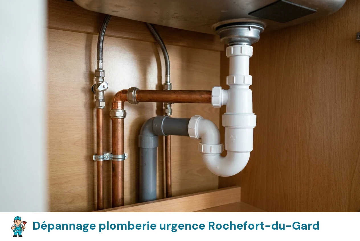 Dépannage plomberie urgence à Rochefort-du-Gard