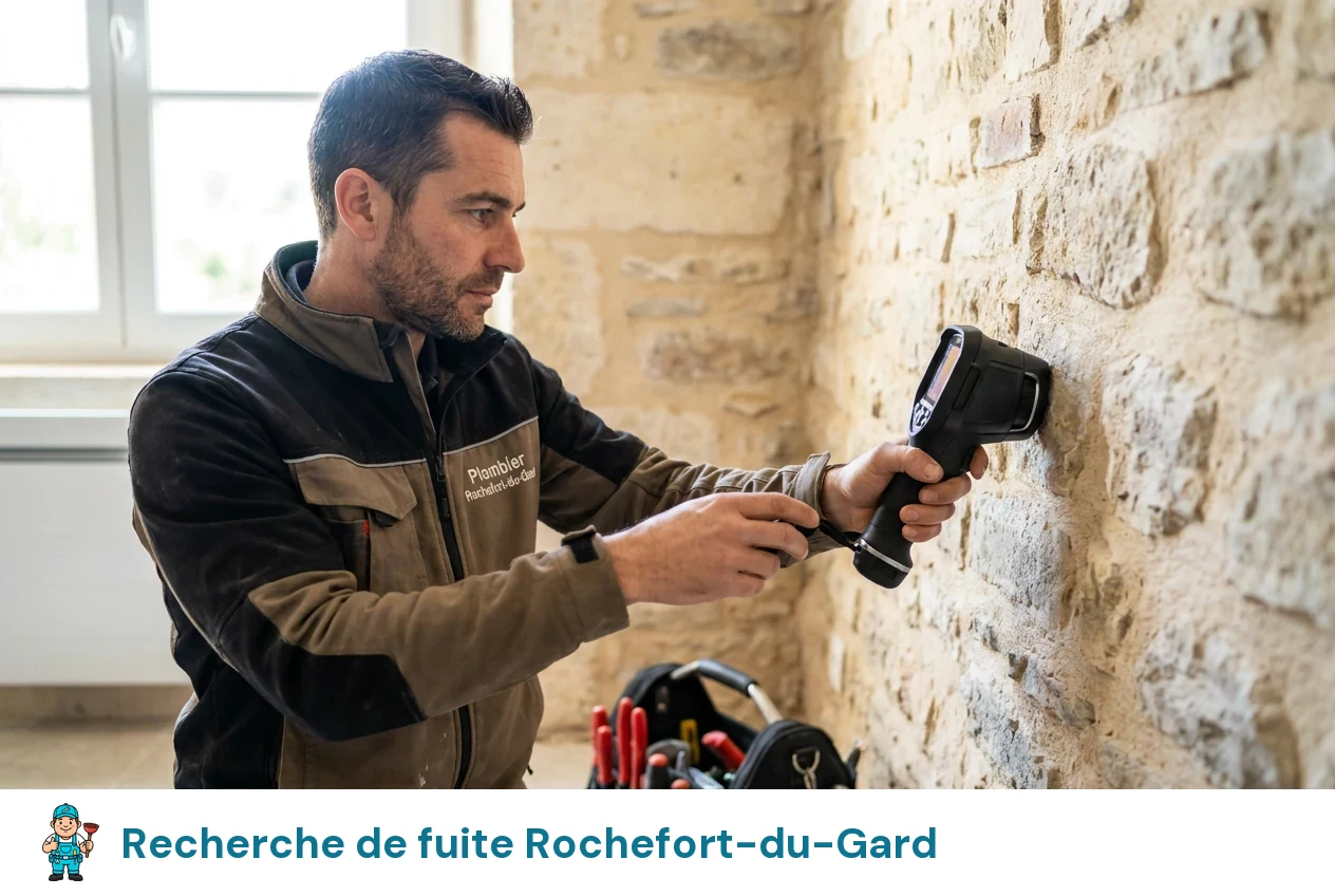 Recherche de fuite à Rochefort-du-Gard