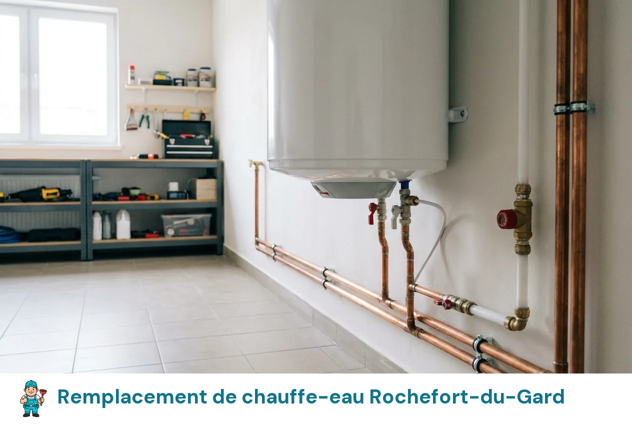 Remplacement de chauffe-eau à Rochefort-du-Gard