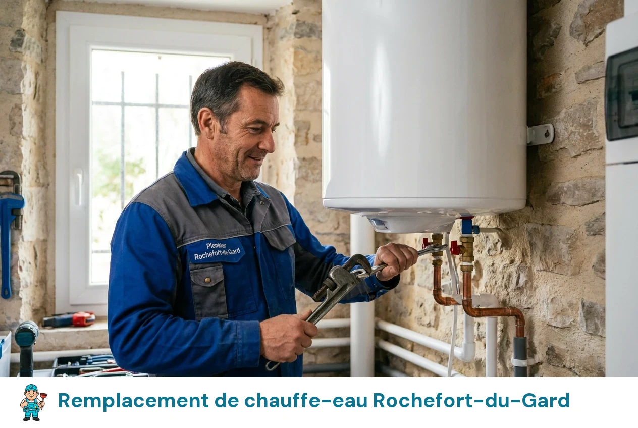 Remplacement de chauffe-eau à Rochefort-du-Gard